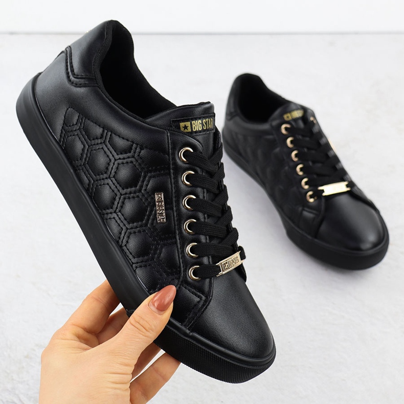 Adidași pentru femei Ecoski Negru Big Star RR274323 1