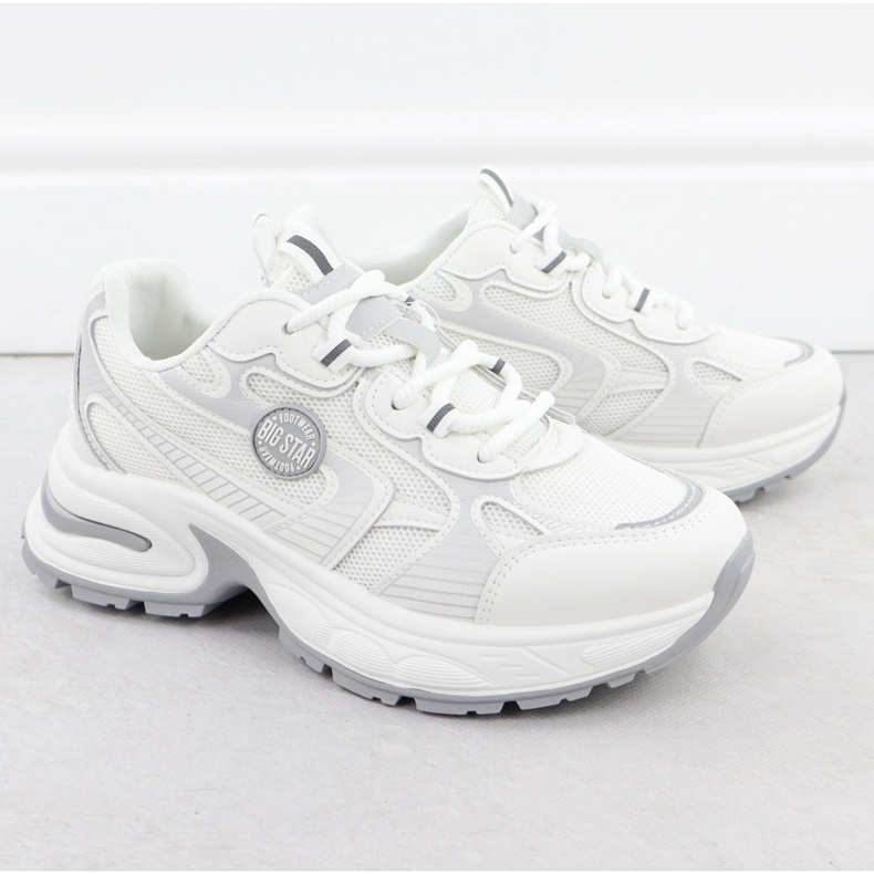 Pantofi sport pentru femei White Big Star RR274A191 alb 2