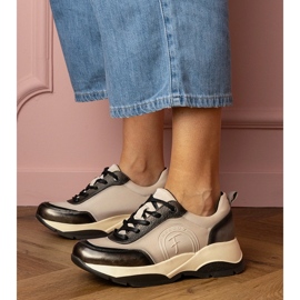 Adidași sportivi gri femei 1