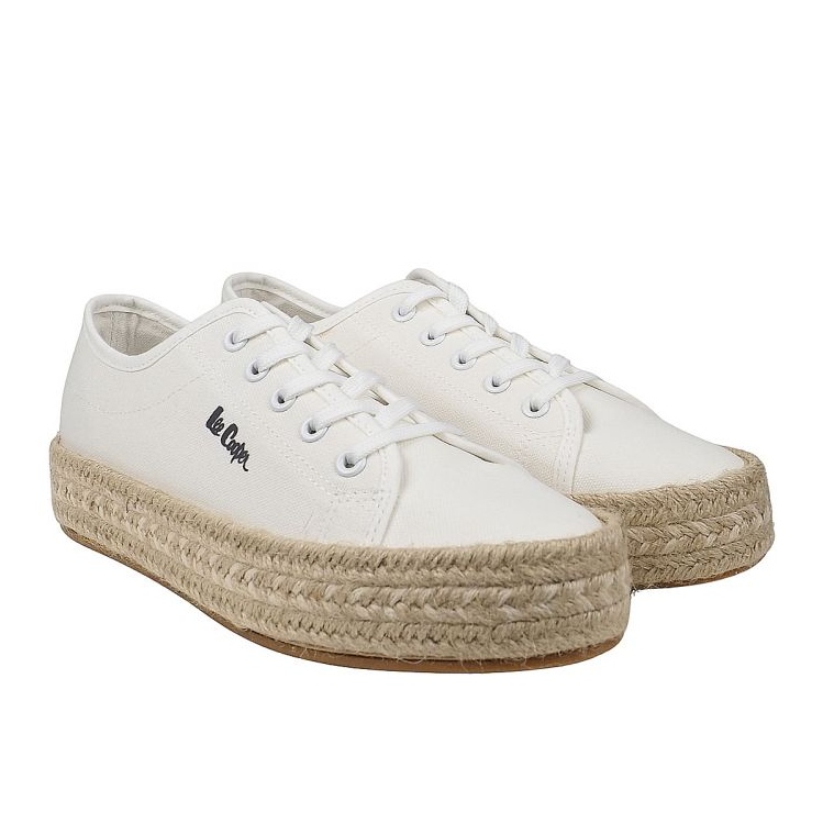 Pantofi pentru femei Espadrilles Lee Cooper LCW-25-44-3217LA alb 1