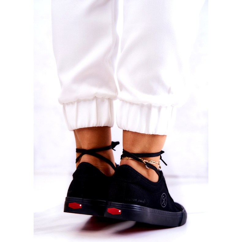Cross Jeans Material Material Sneakers Cross Jj2R4049c Negru 3