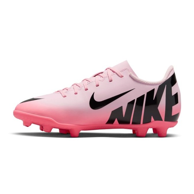 Nike Mercurial Vapor 15 Club FG/MG JR DJ5958-601 Pantofi de fotbal roz 2
