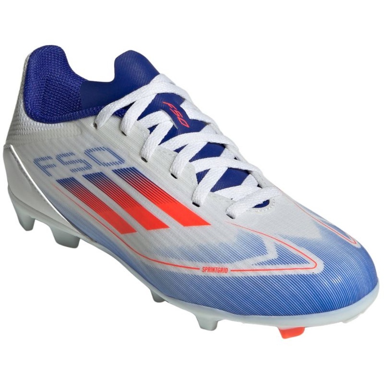Pantofi de fotbal Adidas F50 League FG/MG IF1367 alb 1