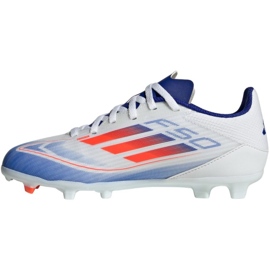Pantofi de fotbal Adidas F50 League FG/MG IF1367 alb 4