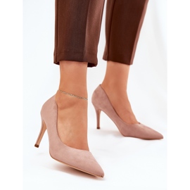 Eco Heels Suede Kaki bej 2 Eco Heels Suede Kaki bej 2