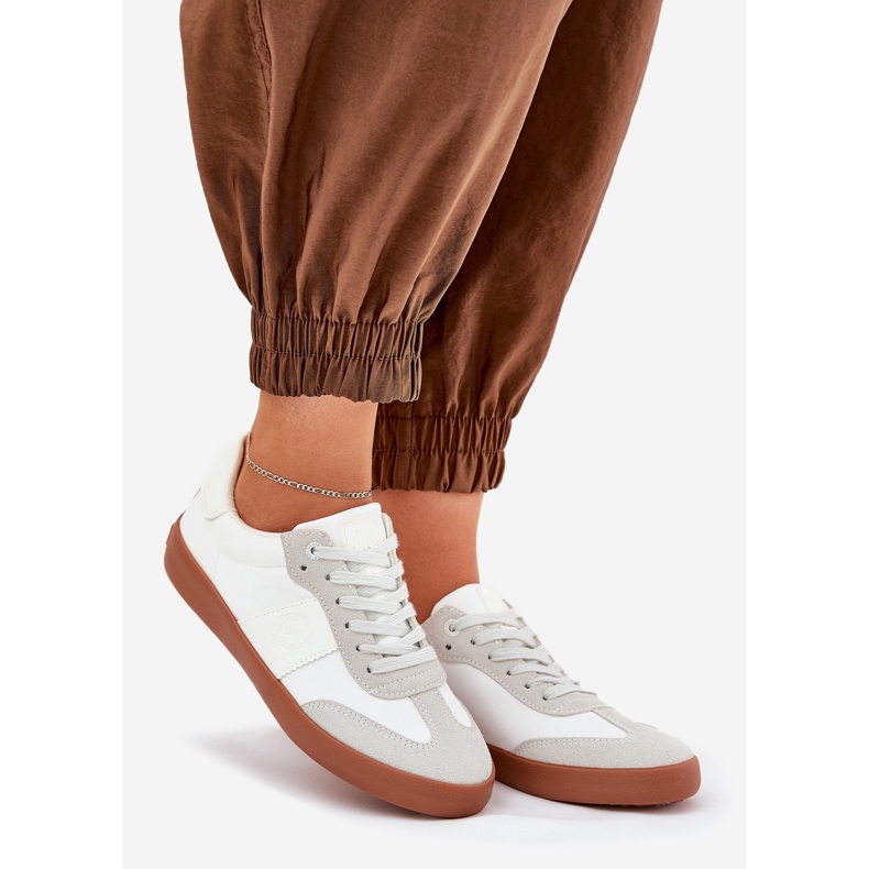 Adidași pentru femei Big Star RR274371 alb-cenușiu 1