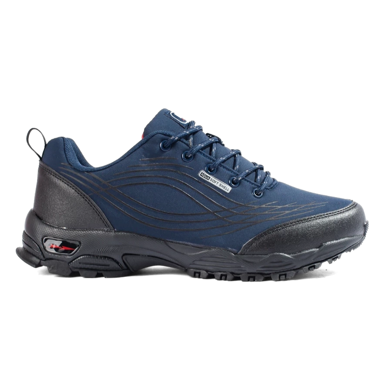 Pantofi de trekking softshell pentru bărbați DK albastru 2