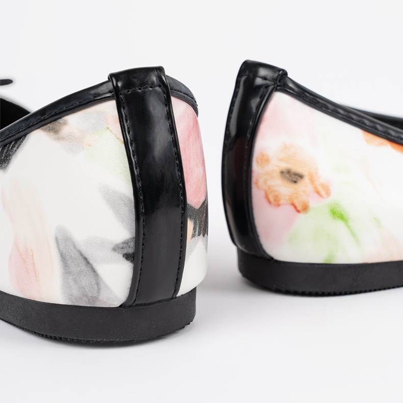 Balerine colorate cu nasul negru multicolor 1