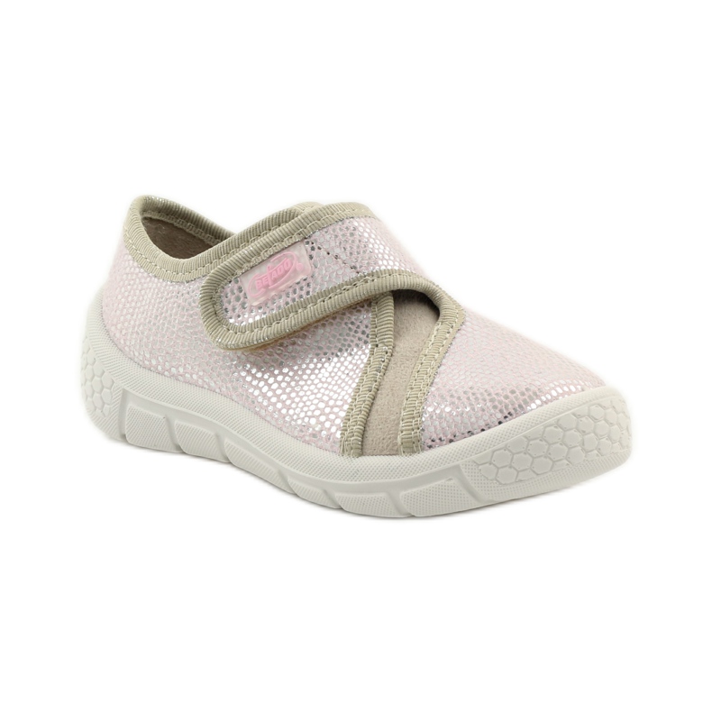 Papuci de casă, talpă interioară, inferioară, SOFT-B Befado roz gri maro 1