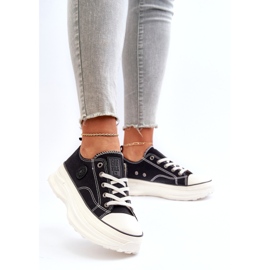 Adidași pentru femei pe masivul Sole Big Star NN274125 Negru 2