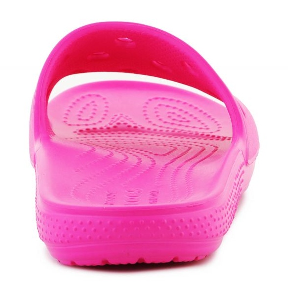 Openwork pentru femei Flip Flops Crocs Classic Slide 206121-6ub roz 3