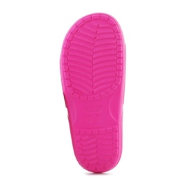 Openwork pentru femei Flip Flops Crocs Classic Slide 206121-6ub roz 4