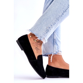 S.Barski Țesuturi din piele de piele de piele de piele deschisă pentru femei negre negru 3