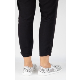 Pollonus Femei din piele desculță alb 2