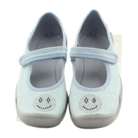 Befado 114y289 balerini papuci Emoticonuri albastre albastru 4