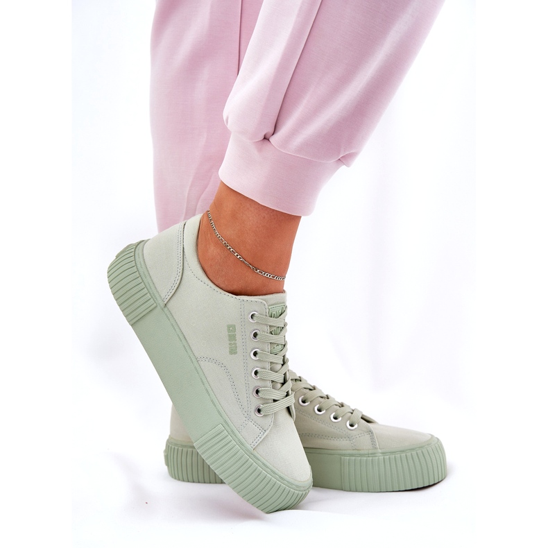 Adidaje materiale pentru femei Big Star RR274408 Stare verde 2
