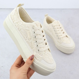 Pantofi Big Star RR274746 bej 1