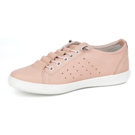Vriston Pantofi pentru piele pentru femei 081 POWDER PINK roz 1