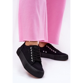 Adidaje materiale pentru femei Big Star RR274403 Negru 2