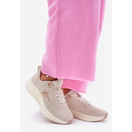 Big Star Sneakers Sports Shoes Star Big Women RR274A145 Hi-Polish Beige System bej 1