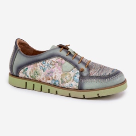 Pantofi pentru femei pentru femei modelate maciejka 06784-09 verde 4
