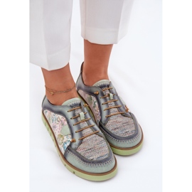 Pantofi pentru femei pentru femei modelate maciejka 06784-09 verde 5