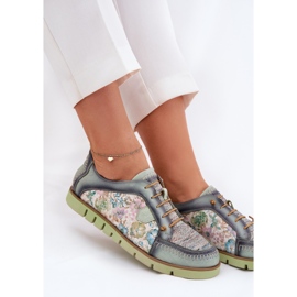 Pantofi pentru femei pentru femei modelate maciejka 06784-09 verde 6