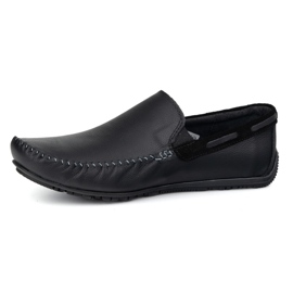KOMODO Plăcile din piele pentru bărbați 920/k/r negru 1