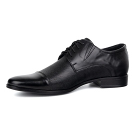 Olivier Pantofi eleganți din piele pentru bărbați 288t2 Negru 1
