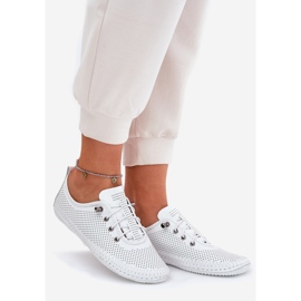 Pantofi pentru femei din piele naturală Artiker 54C0831 Alb 1