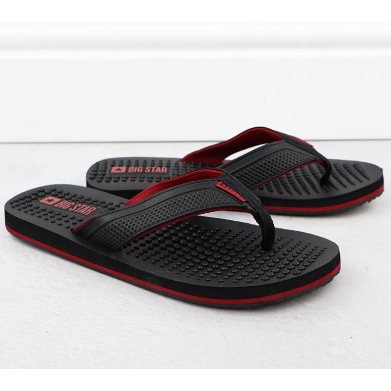 Flip -flops pentru bărbați Fakirki Negru Big Star 1