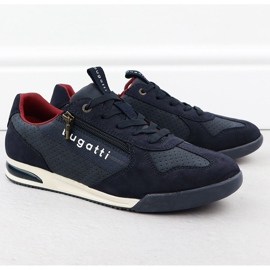 Pantofi sport pentru bărbați casual casual bleumarin bugatti 321-a3811-5500 albastru 1