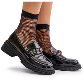 S.Barski Loafoles-ul feminin LAAFFOLE LEAFERS cu decorare LZ42-030 Negru 5 S.Barski Loafoles-ul feminin LAAFFOLE LEAFERS cu decorare LZ42-030 Negru 5