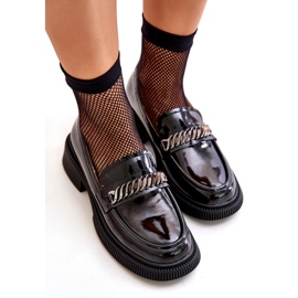 S.Barski Loafoles-ul feminin LAAFFOLE LEAFERS cu decorare LZ42-030 Negru 3 S.Barski Loafoles-ul feminin LAAFFOLE LEAFERS cu decorare LZ42-030 Negru 3