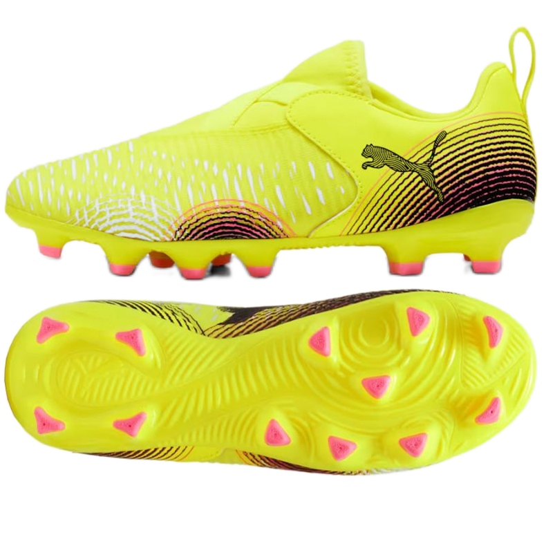 PUMA Future 8 Match LL FG/AG JR 108285-03 Pantofi de fotbal galben 1