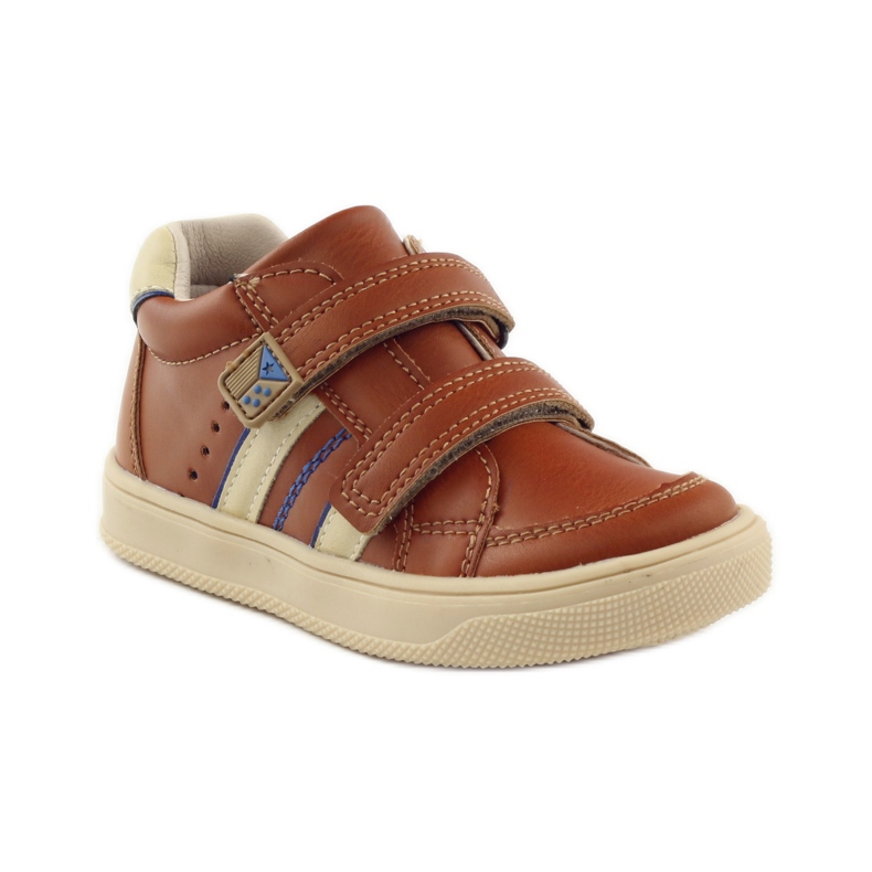 American Club Botine americane din piele 703915 albastru marin maro 1 American Club Botine americane din piele 703915 albastru marin maro 1