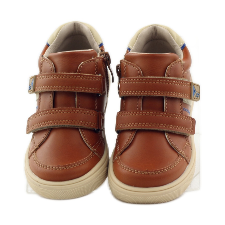 American Club Botine americane din piele 703915 albastru marin maro 4 American Club Botine americane din piele 703915 albastru marin maro 4