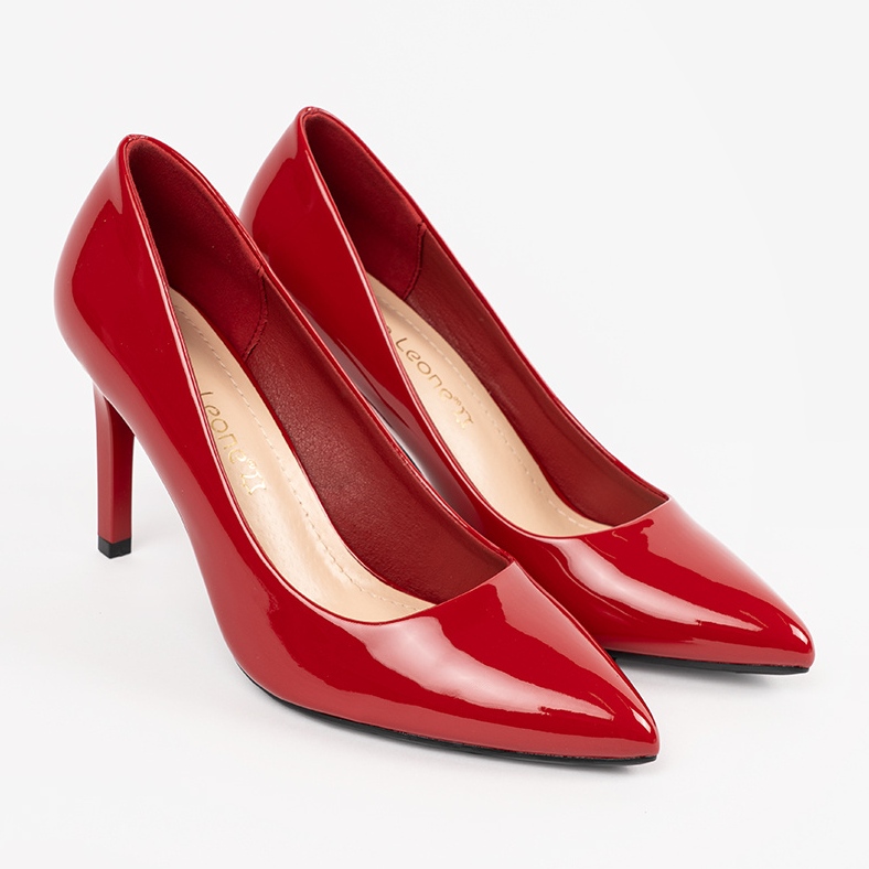 Red Classic Sergio Leone Heels roșu 1