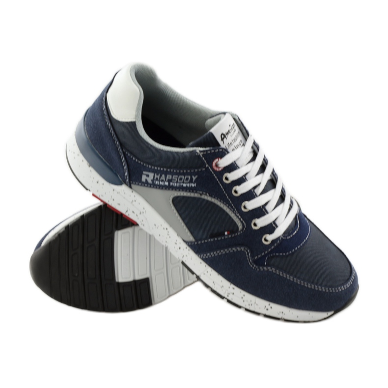 American Club Pantofi sport barbati adidasi americani 703039 albastru marin 3 American Club Pantofi sport barbati adidasi americani 703039 albastru marin 3