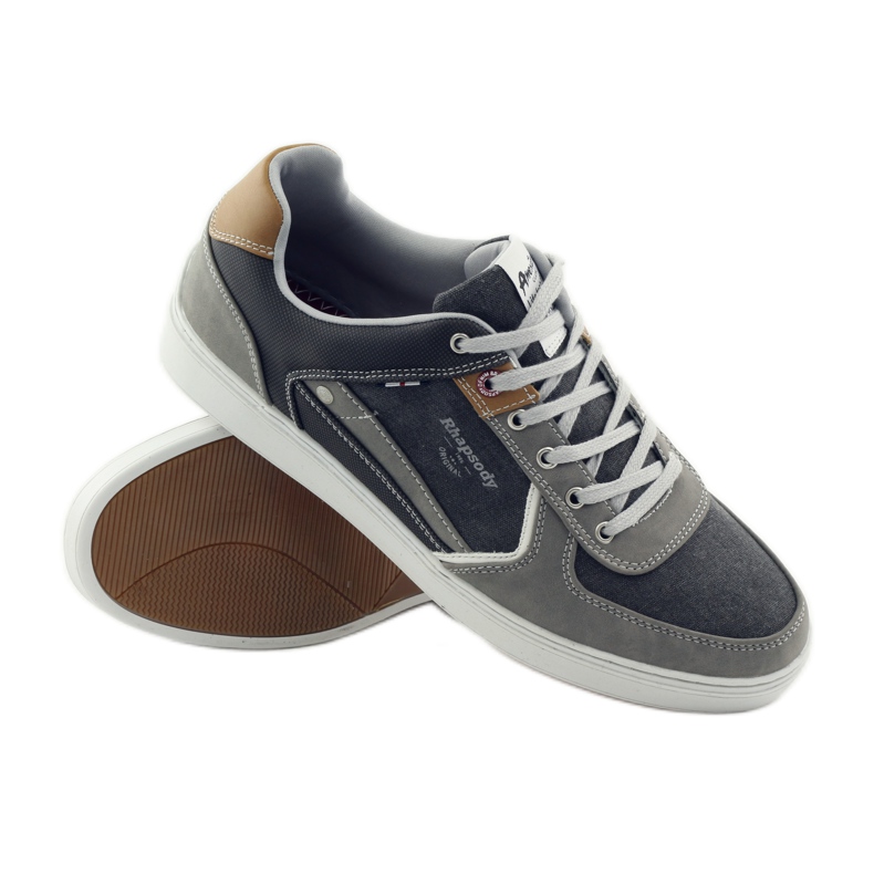 American Club Grey American 703021 pantofi sport gri pentru bărbați maro 3 American Club Grey American 703021 pantofi sport gri pentru bărbați maro 3