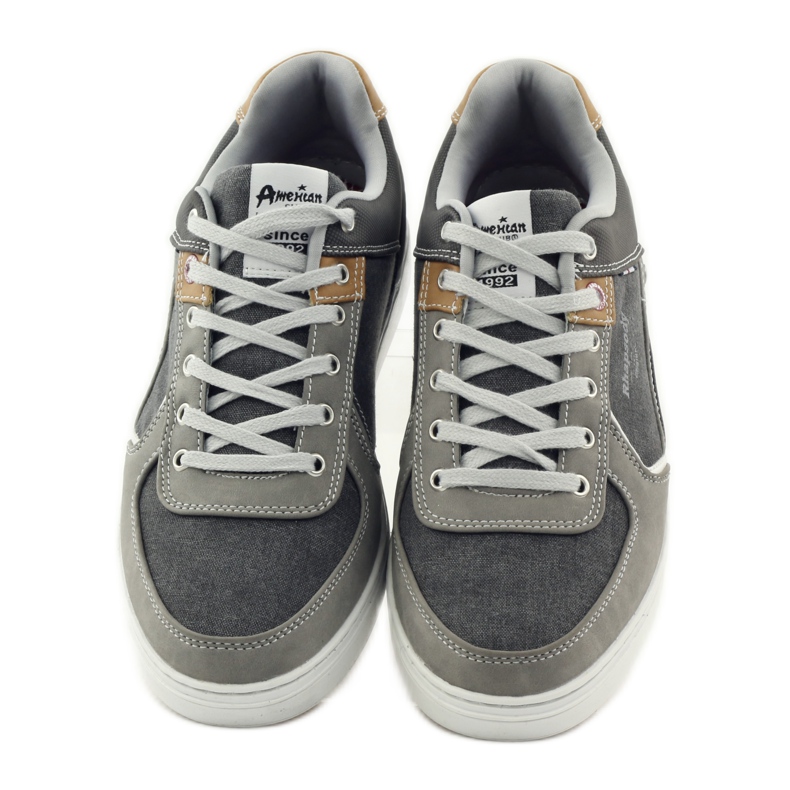 American Club Grey American 703021 pantofi sport gri pentru bărbați maro 4 American Club Grey American 703021 pantofi sport gri pentru bărbați maro 4