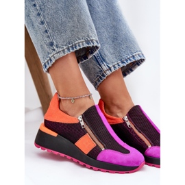 Adidași din piele pe Wedge Maciejka 06853-15 Negru 2