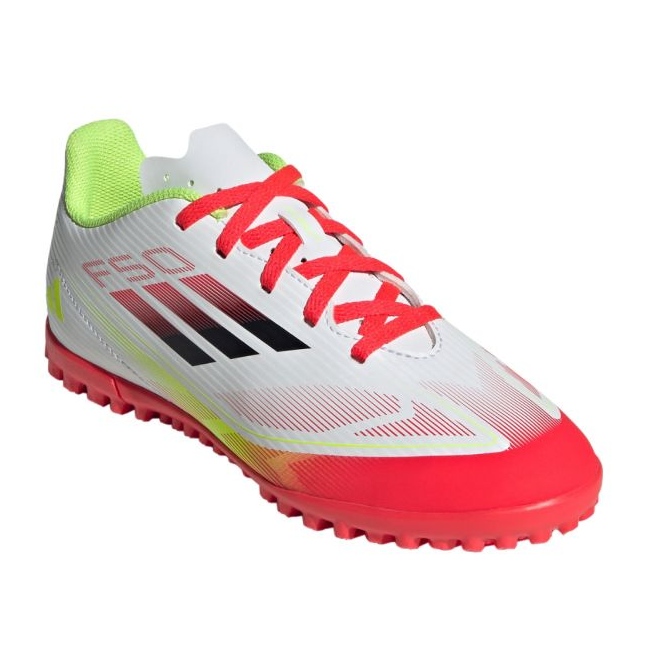Adidas F50 Club TF IE3732 Pantofi de fotbal alb 2