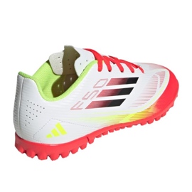 Adidas F50 Club TF IE3732 Pantofi de fotbal alb 3