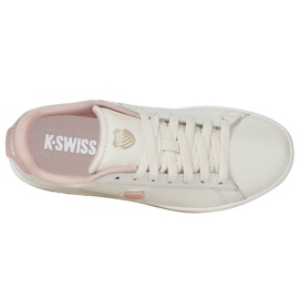 K-Swiss Court Shield II 94412-165-M pantofi albi 1