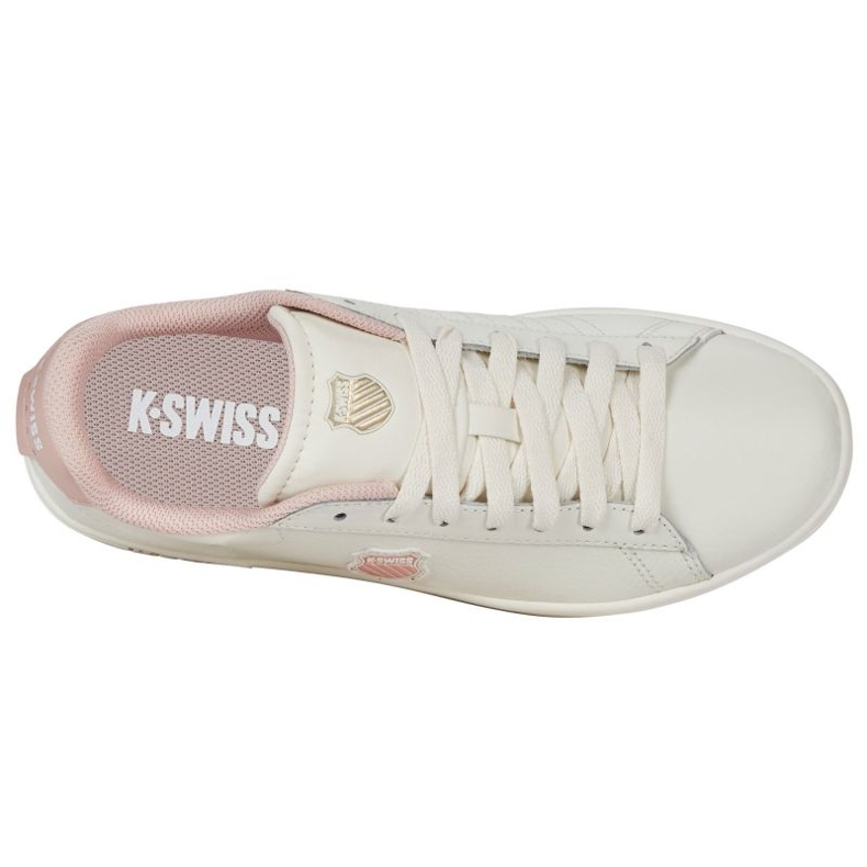 K-Swiss Court Shield II 94412-165-M pantofi albi 1