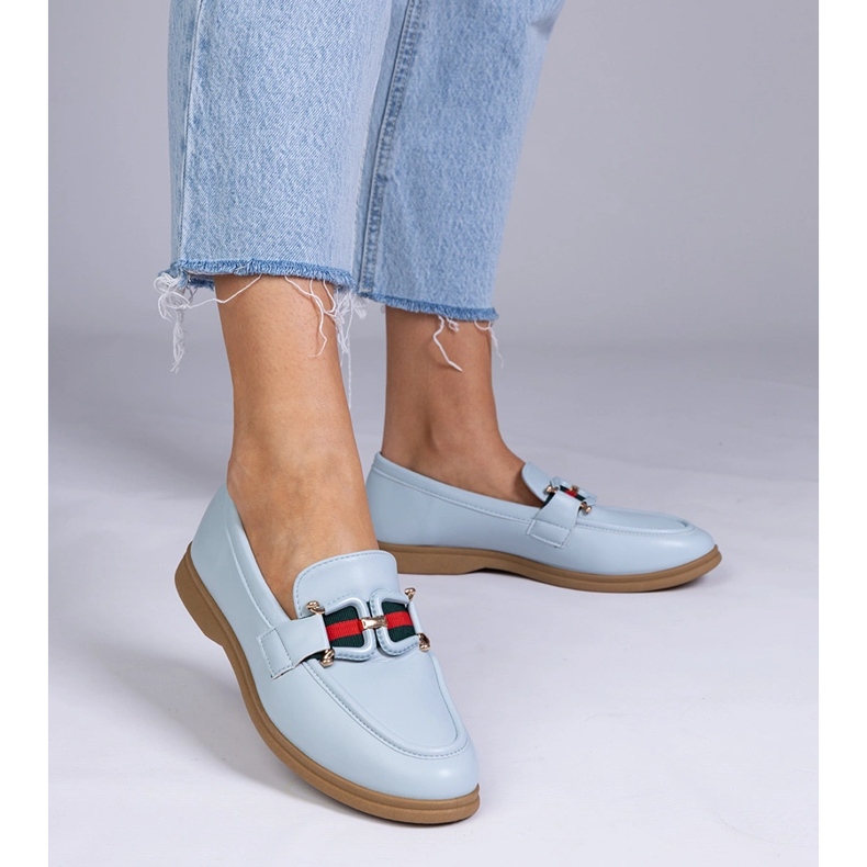 Blue ecosse mochete cu un ornament albastru 1