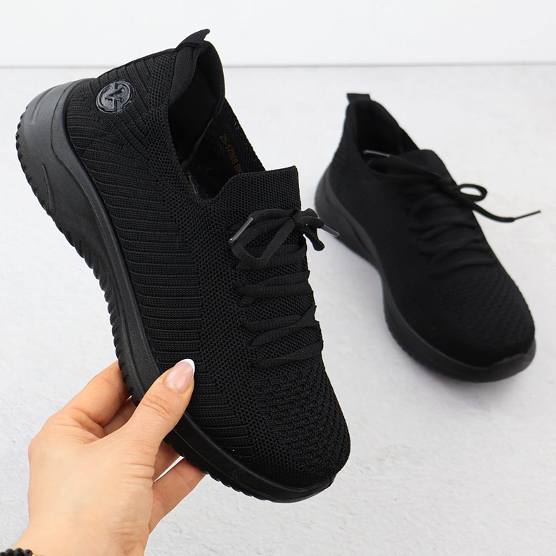 Femei Grey Vinceza 17366 Pantofi sport pentru femei negru 1