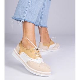 Pantofi Beige Classic Oxford bej 1