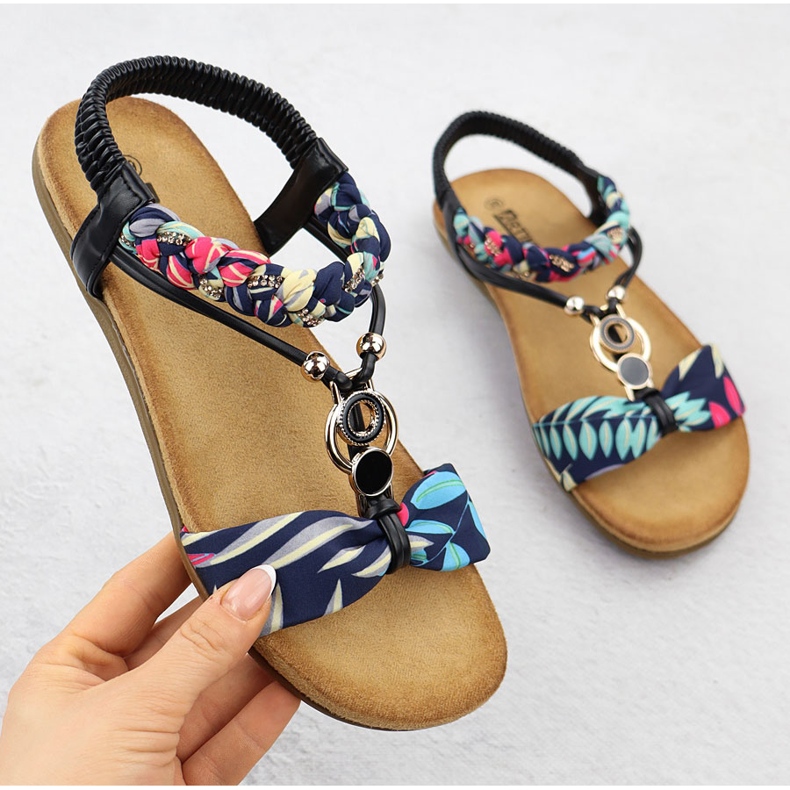 Sandale confortabile pentru femei I SLIP -UP UNVY BLINE ARTIKER 56C1276 albastru 1